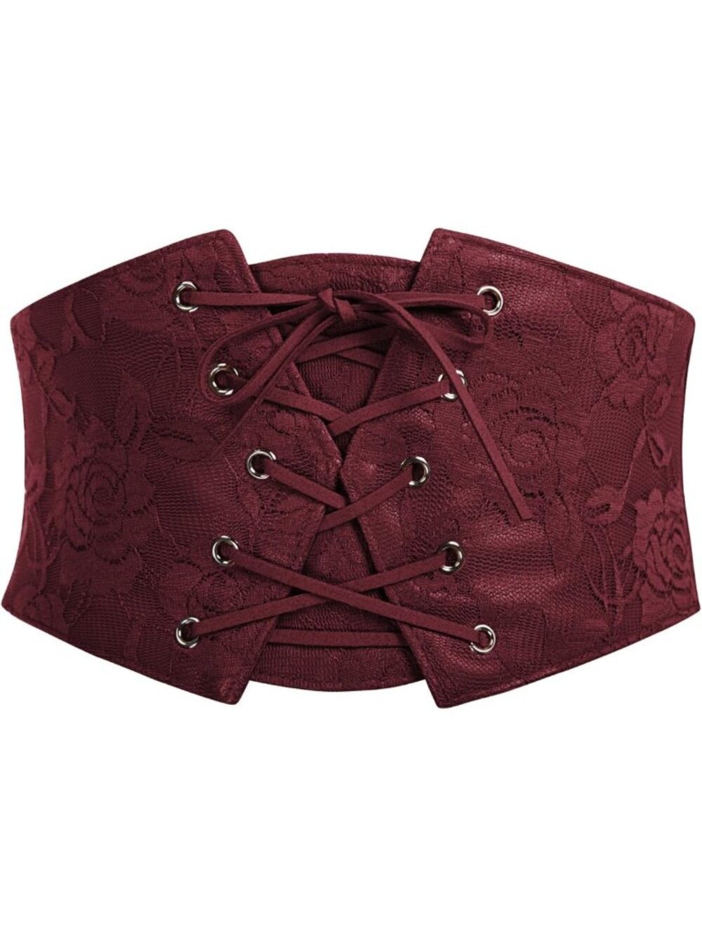 Renaissance Pirate Lace-Up Corset Belt | Scarlet Darkness Style Waist Cincher
